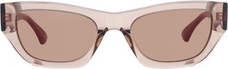 Gucci Brown Cat Eye Ladies Sunglasses GG2116S 004 52