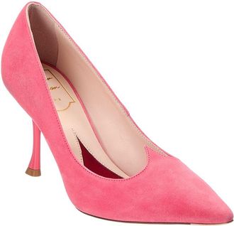 Roger Vivier 80 Suede Pump