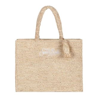 MC2 Saint Barth Tote Bags, female, Beige, Size: ONE SIZE Colette Bag