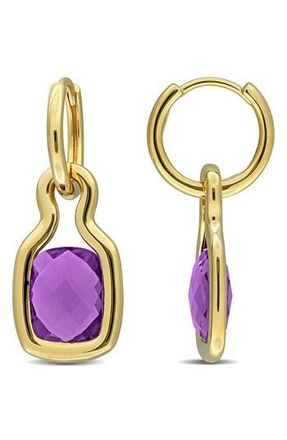 Delmar Amethyst Charm Drop Earrings in Purple at Nordstrom Rack