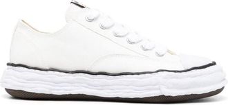 Miharayasuhiro Canvas Sneakers met Chunky Rubberen Zool - Heren - Sneakers - Wit - 41 EU - Katoen - Schoenen