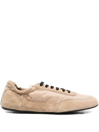 Prada Collapse Re-Nylon And Suede Sneakers Shoes