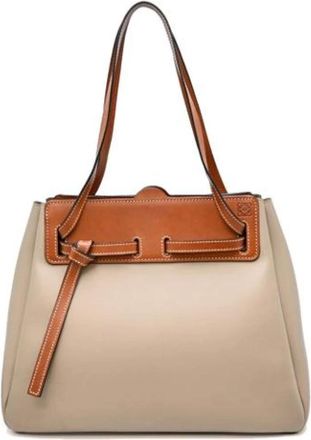 Loewe Pre-owned Tote Bags, female, Beige, Size: ONE SIZE Pre-owned Shoulder Bag
