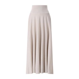 Sminfinity Dames, Rokken, Beige, Maat: Xs/S Linnen