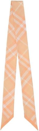 Burberry Iconische Tartan Zijden Sjaal - Dames - Zijden sjaals - Roze - ONE Size - Accessoires