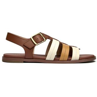 Cole Haan Womens Flynn Fishman Sandals - Tan Leather - Size UK 3