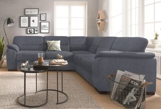 Sit&more Ecksofa »Montego L-Form« wahlweise mit Bettfunktion und Schubkasten