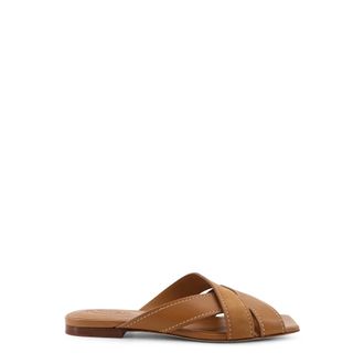 Tod's Sandals Brown - female - Tods - Sliders - Brown - 4 1/2 UK - Shoes