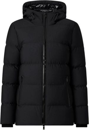 Moose Knuckles Soho 3Q Black Quilted Hooded Down Jacket