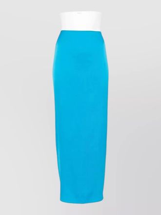 Nouvelle/Silk95Five silk high-rise wrap skirt