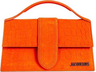 Jacquemus Orange Suede Bag
