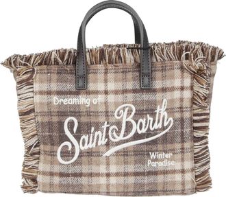 MC2 Saint Barth Borsa Vanity Mini Wool N Plaid Wool Mini Bag