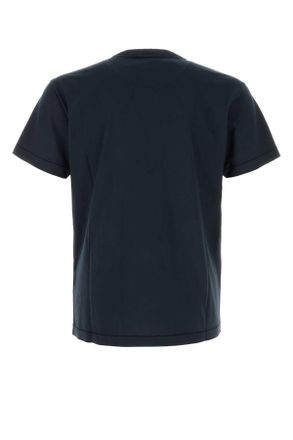 Stone Island Logo-Patch Cotton T-Shirt - Navy