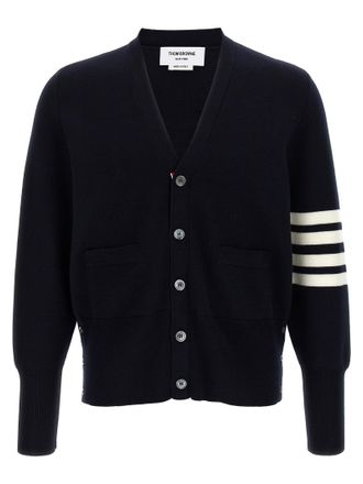 Thom Browne Mens 4-Bar Wool Cardigan