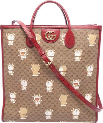 Gucci Pre-owned Gucci Micro GG Supreme Doraemon Satchel Ladies FYHAW5ZND6G0I48D