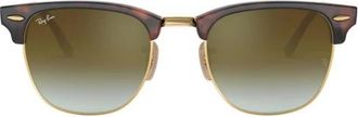 Ray-Ban Clubmaster Zonnebrillen - Heren - Zonnebrillen - Bruin - 51 MM - Accessoires