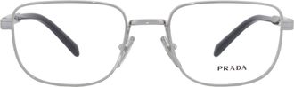 Prada Demo Rectangular Mens Eyeglasses PR B51V 1BC1O1 53