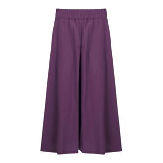 ottod'Ame Wide Trousers, female, Purple, Size: 2XS Wide Trousers