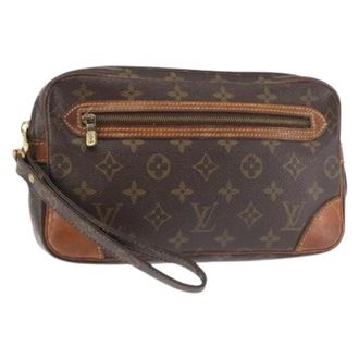 Louis Vuitton Clutch in tela Pre-owned - - Pre-owned - Donna - Marrone - ONE SIZE