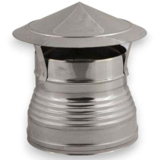 No Brand Chimenea De Doble Pared Con Aislamiento De Lana De Roca - Tama&ntilde;o &Oslash; 20/25 Cm