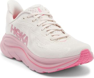 Hoka One One Clifton 10 Running Shoe in Rose Cream /Dried Rose at Nordstrom, Size 10.5