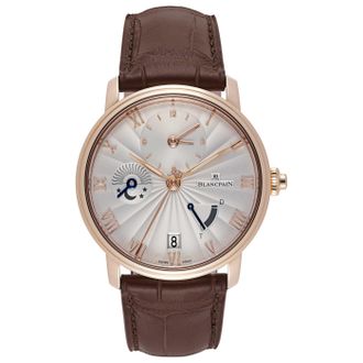 Blancpain Mens Villeret 40mm Automatic Watch 6665-3642-55B