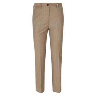 Myths Pant Lungo - Dames - Broeken - Beige - Maat: L Katoen