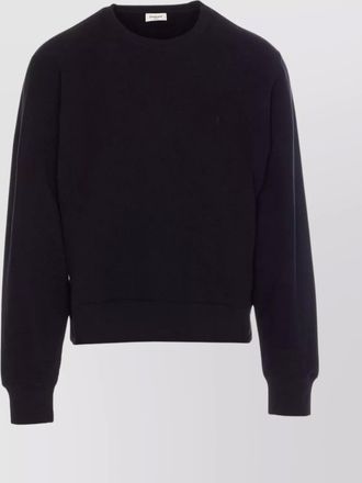 Saint Laurent cotton logo-embroidered sweatshirt