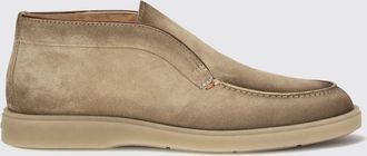 Santoni Stivaletti Chelsea in pelle di vitello scamosciata con inserti elastici