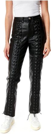 Worst Behavior Danna Pants - Dames - Slim Fit Broeken - Zwart - W30 L34 - Polyester - Broeken