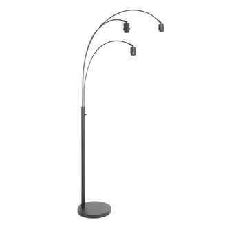 Steinhauer L&aacute;mpara De Pie - Sparkled Light - Negro - Metal - - Steinhauer