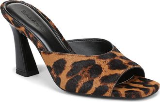 Favorite Daughter Katharin Too Genuine Calf Hair Sandal in Brandy Brown Leopard Print at Nordstrom, Size 6.5