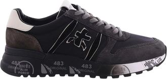 Premiata Lander 4951 - Heren - Sneakers - Grijs - 41 EU - Su&egrave;de - Schoenen