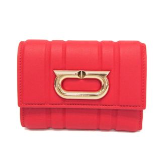 Ferragamo Gancini Leather Wallet (Tri-Fold) (Pre-Owned)