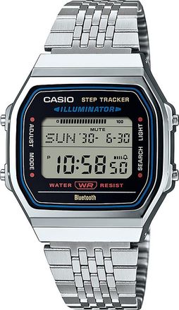 Casio Vintage Silvertone Digital Bracelet Bluetooth Watch, 41.4mm x 37.9.5mm at Nordstrom