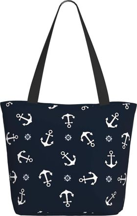 AOOEDM Pattern Of Anchors Ladies Shopping Bag 13x11x7in.The Perfect ValentineS Day Gift.It Is The Best ValentineS Day Gift For Mom, Daughter, Wife,Etc