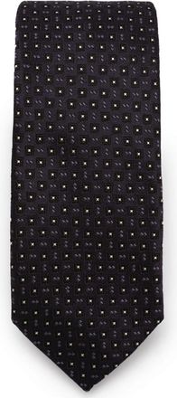 Dolce & Gabbana patterned-jacquard silk tie - men - Silk - One Size - Blue