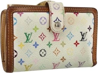 Louis Vuitton Pre-owned Wallets, female, Multicolor, Size: ONE SIZE Pre-owned Vintage Monogram Multicolor Bifold Wallet