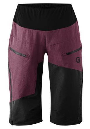 Gonso Radhose GONSO LOMASO, Damen, Gr. 44, Normalgr&ouml;ssen, lila (dunkellila), 93% Polyamid, 7% Elastan, Hosen Radhose, Herren Bike-Shorts, MTB Fahrradhose mi