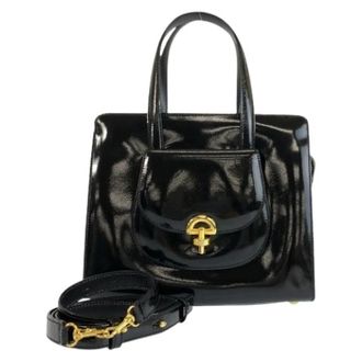 Celine Pre-owned Handbags, female, Black, Size: ONE SIZE Pre-owned Vintage Shoulder Bag