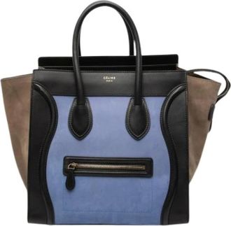 Celine Pre-owned Handbags, female, Multicolor, Size: ONE SIZE Pre-owned Mini Luggage