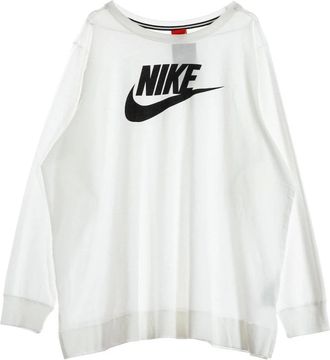 Nike Long Sleeve Training Tops, female, White, Size: 2XL Long Sleeve T-Shirt