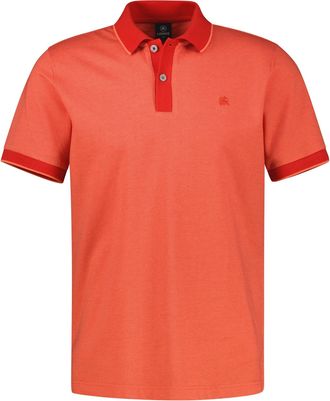 Lerros Poloshirt LERROS, Herren, Gr. XXL, vivid rot, Piqu&eacute;, Obermaterial: 100% Baumwolle, unifarben, normal h&uuml;ftbedeckend, Rundhals, B&uuml;ndchen, Shirts Poloshi