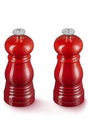 LE CREUSET Classic Petite Salt & Pepper Mill Set in Cerise at Nordstrom
