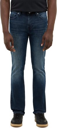 Mustang Slim-fit-Jeans MUSTANG Herren Style Vegas Slim, Herren, Gr. 32, L&auml;nge 34, 783 mittelblau, 98% Baumwolle, 2% Elasthan, unifarben, slim fit, Jeans Slim-