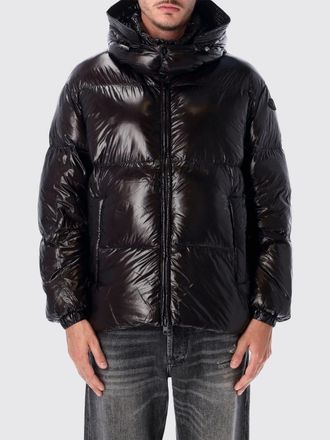 Diesel Giubbotto imbottito in nylon trapuntato con cappuccio regolabile