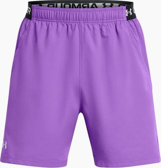 Under Armour Mens Vanish Fitness Shorts with Bold Logo - Purple - Size: 35/34/32