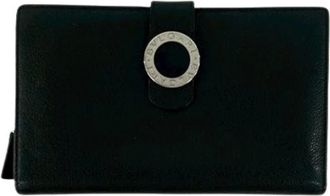 Bulgari Pre-owned Wallets, female, Black, Size: ONE SIZE Pre-owned Vintage Wallet (bi-fold)