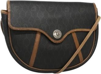 Dior Pre-owned Plastic Schoudertas - Dames - Vintage Schoudertas - Zwart - ONE Size - Leer - Vintage