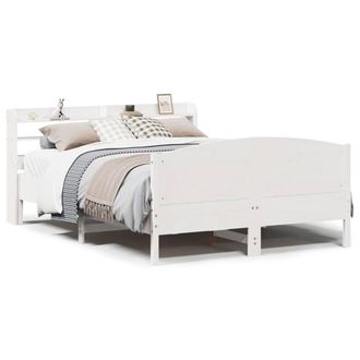 Berkfield Home Bed Frame without Mattress White 160x200 cm Solid Wood Pine